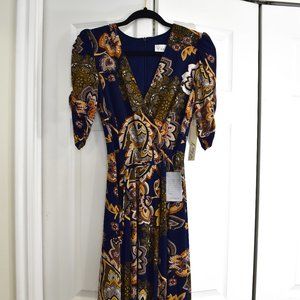 Eliza J Dress - Navy, V Neck, Size 4